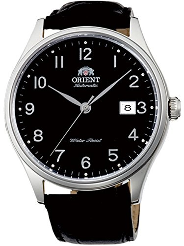Orient Duke Automatische Armbanduhr mit schwarzem Zifferblatt Saphirglas Edelstahl Fall er2j002b