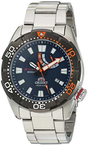 Orient m force Bravo Automatische blau Dive Uhr mit Power Reserve Meter el0 a001b