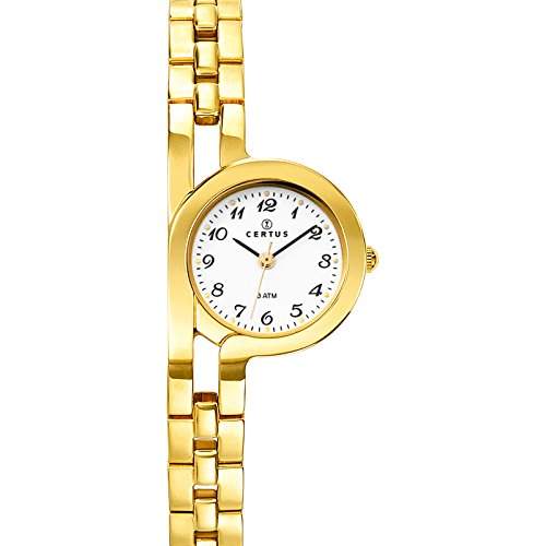 Certus Damen-Armbanduhr Analog Quarz Gold 631731