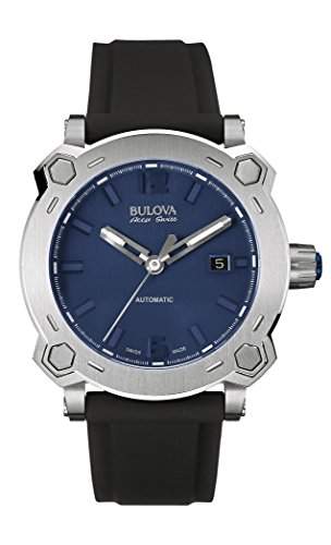 Bulova Herren-Armbanduhr Analog Automatik Silikon 63B190