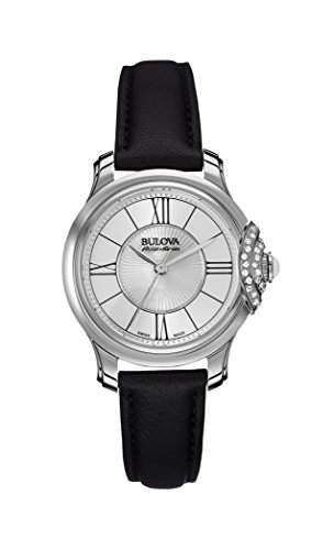 Bulova Damen-Armbanduhr Analog Quarz Leder 63R142
