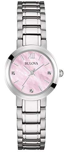 Bulova Damen-Armbanduhr Analog Quarz Edelstahl 96P165