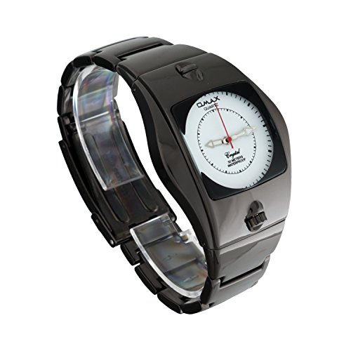 Original Omax Uhr EDEL Metall Armbanduhr Luxus