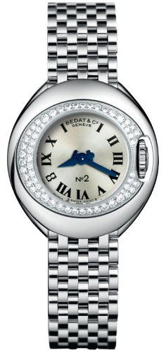Bedat No 2 Stainless Steel Diamond Womens Luxury Swiss Watch 227 031 600