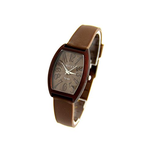 Damen Fashion Armbanduhr Silikon Schokolade Rocky 1389