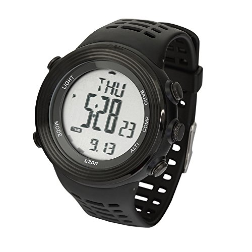 SHS h017e11 Wandern Outdoor Sport Armbanduhr mit Kompass Hoehenmesser Barometer Stoppuhr etc Funktion