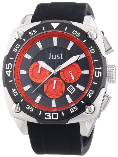 Just Watches XL Analog Quarz Kautschuk 48 STG2373 RD