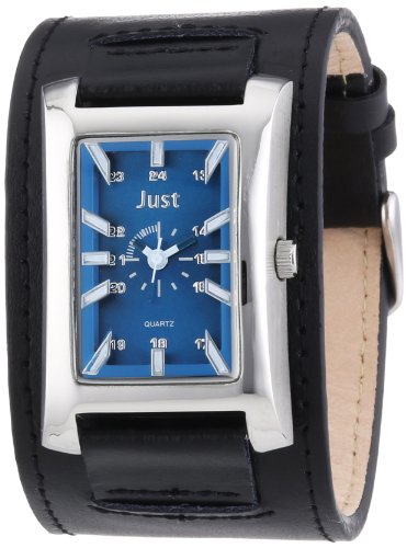 Just Watches Unisex Armbanduhr Analog Quarz Leder 48 S9261BL