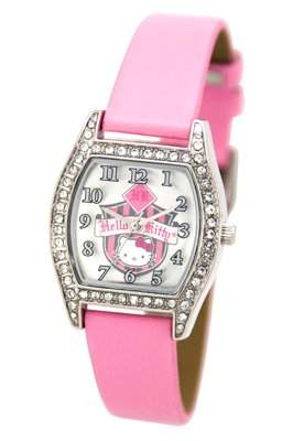Hello Kitty Maedchen-Armbanduhr Analog Plastik rosa 24681