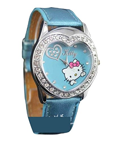 New Lovely Fashion Hello Kitty watches Girls Uhren M dchen Ladies Wrist Watch WKT KTW53465L
