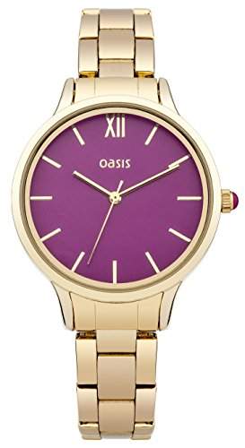 OASIS Damen-Armbanduhr Analog Quarz Edelstahl B1489