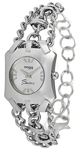 Moog Paris Electric Silber aus Edelstahl Armband Silber aus Edelstahl in Frankreich hergestellt M45064 001