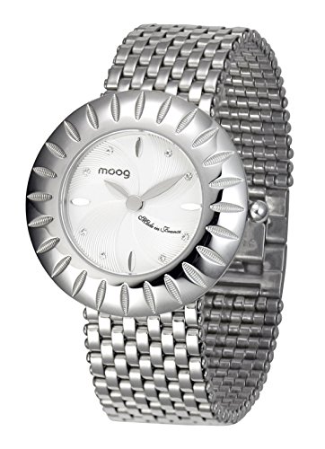 Moog Paris Petale Silber aus Edelstahl Armband Silber aus Edelstahl in Frankreich hergestellt M45584 001