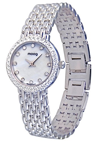Moog Paris Vintage Silber aus Edelstahl Armband Silber aus Edelstahl in Frankreich hergestellt M48134 104