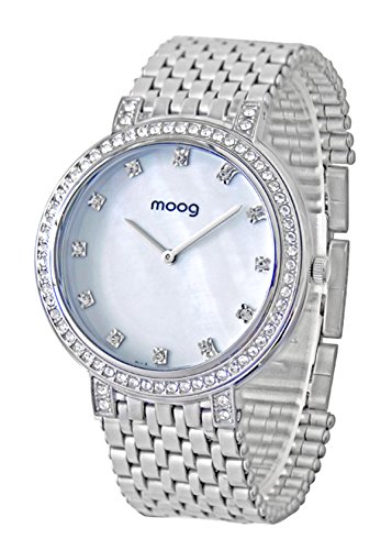 Moog Paris Caresse Silber aus Edelstahl Armband Silber aus Edelstahl in Frankreich hergestellt M46184 007