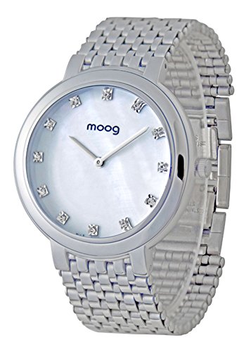 Moog Paris Caresse Silber aus Edelstahl Armband Silber aus Edelstahl in Frankreich hergestellt M46174 007