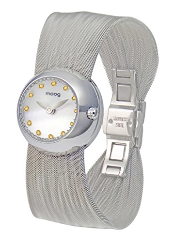 Moog Paris Zoom Silber aus Edelstahl Armband Silber aus Edelstahl in Frankreich hergestellt M45384 003
