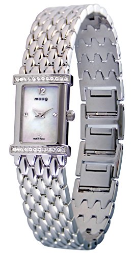 Moog Paris Vintage Silber aus Edelstahl Armband Silber aus Edelstahl in Frankreich hergestellt M48144 104