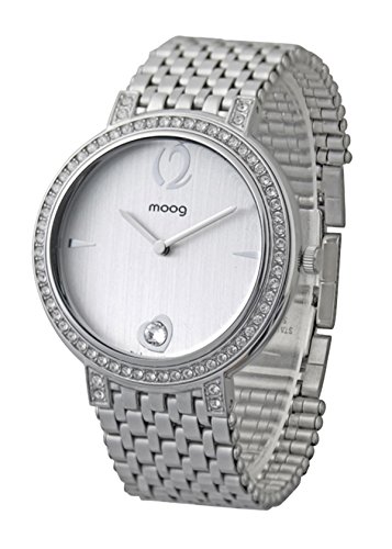 Moog Paris Caresse Silber aus Edelstahl Armband Silber aus Edelstahl in Frankreich hergestellt M46184 002