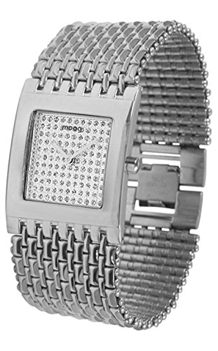 Moog Paris Luxury Silber aus Edelstahl Armband Silber aus Edelstahl in Frankreich hergestellt M46056F 001