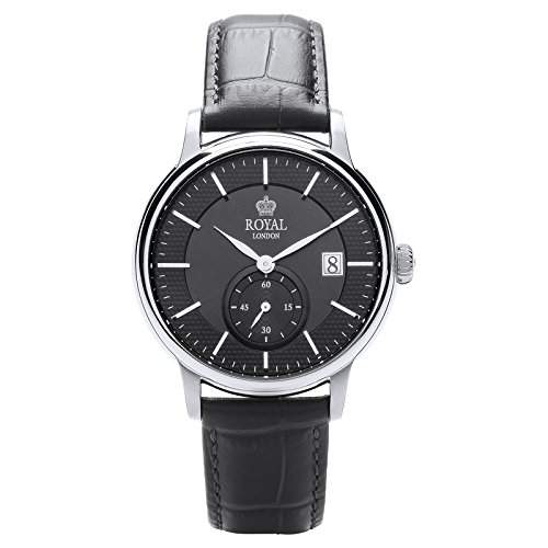Royal London Gents Classic Herren-Armbanduhr Datum dezentrale-Sekunde analog 41231-02