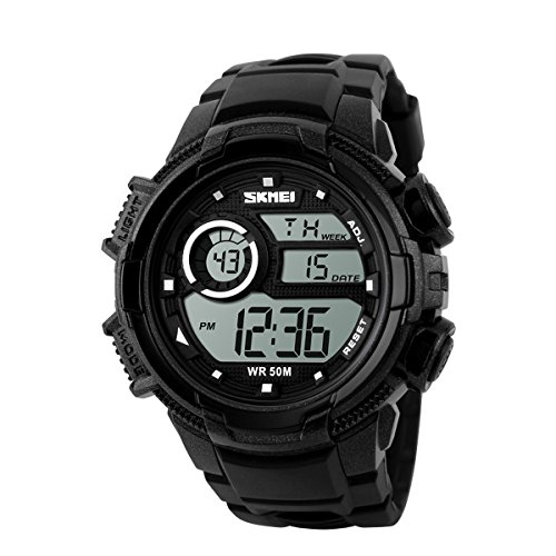 Ayka Solutions SKMEI DG1113 Herren Sport Armbanduhr digital wasserunempfindlich Alarm Chronograph Stoppuhr