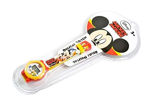 Disney Kinderuhr Rot Gelb Digital Mickey Maus & Friends Jungen Maedchen Girls Uhr