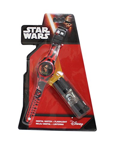 Disney Armbanduhr fuer Kinder und Jugendliche Digital Motiv Star Wars Disney