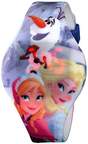 Disney Kids FZN3630 Frozen Anna and Elsa Digital Display Watch With Graphic Band