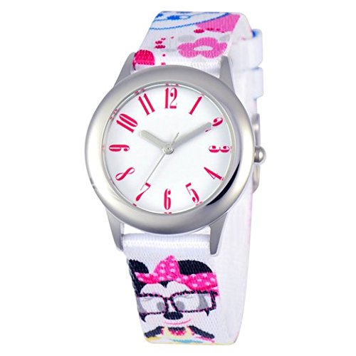 Disney Kids W000413 Disney Tween Minnie Mouse Stainless Steel Printed Strap Watch