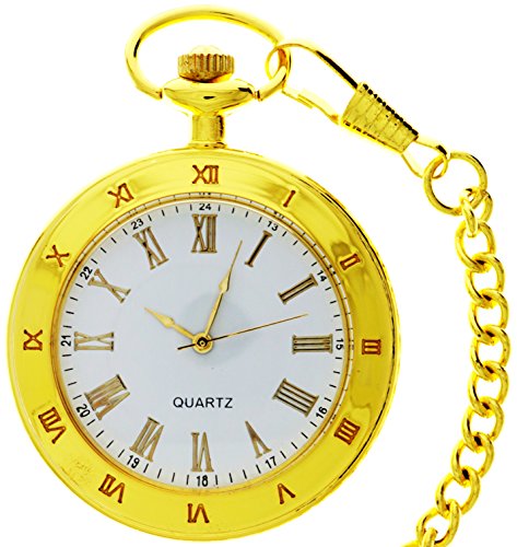 Neue Marke Mall Steampunk Rose Quarz Uhrwerk Taschenuhr mit Kette