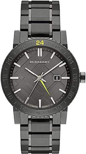 Burberry The New City Gunmetal Ion Unisex Watch BU9340