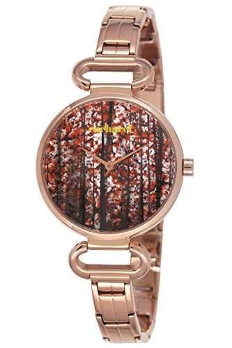 CLD 0512TM Cacharel Damen-Armbanduhr Alyce Quarz analog Stahl vergoldet Rosa