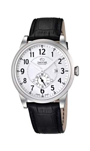 Jaguar Watches Herren-Armbanduhr XL Analog Quarz Leder J6621