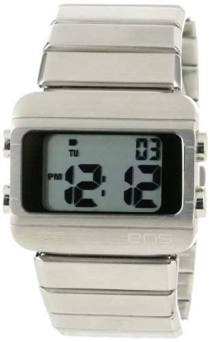 EOS New York - Sprinx Digital - Silber Stahl Digital Unisex Uhren