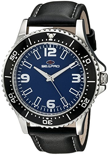 Seapro Herren sp5312 Analog Display Quartz Black Watch