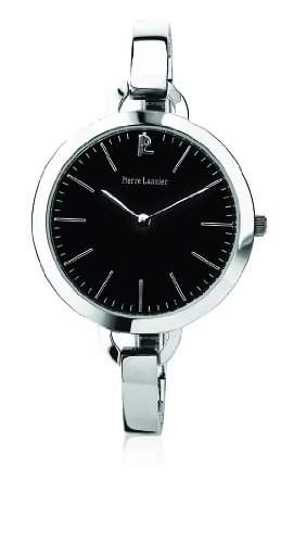 Pierre Lannier Damen - 116G631, trendige Damen-Armbanduhr Alyce Quarz analog Stahl Silber