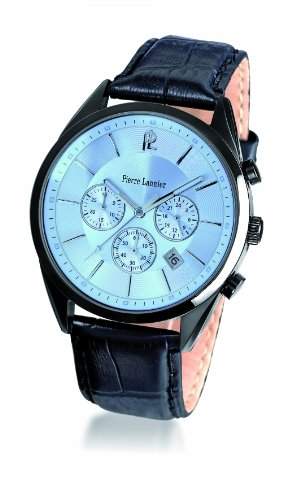 Pierre Lannier Damen-Armbanduhr 276B463 Herren-Armband Leder schwarz