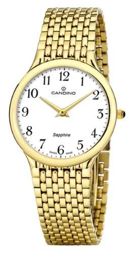 Candino Herren-Armbanduhr Analog edelstahl Gold C43631
