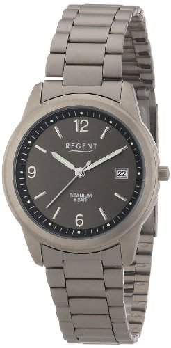 Regent Herren-Armbanduhr XL Analog Titan 11090159