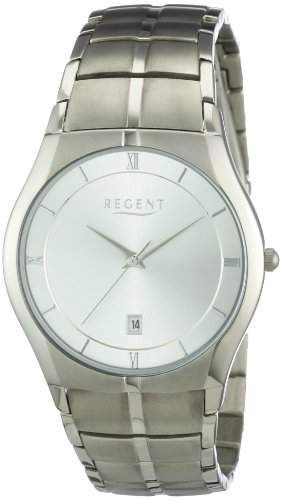 Regent Herren-Armbanduhr XL Analog Titan 11090273