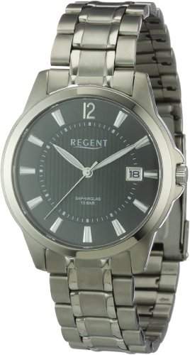 Regent Herren-Armbanduhr XL Analog Titan 11090283