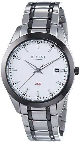 Regent Herren-Armbanduhr XL Analog Automatik Edelstahl beschichtet 11150572