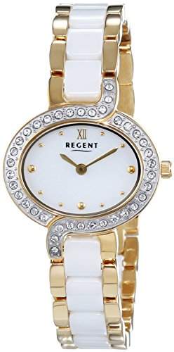Regent Damen-Armbanduhr Analog Quarz verschiedene Materialien 12230610