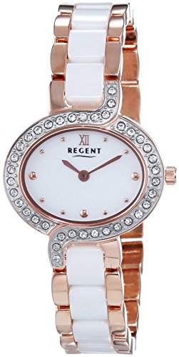 Regent Damen-Armbanduhr Analog Quarz verschiedene Materialien 12230611