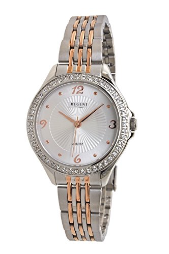 Regent Uhr Damen Edelstahl Armbanduhr Modell DM 8038