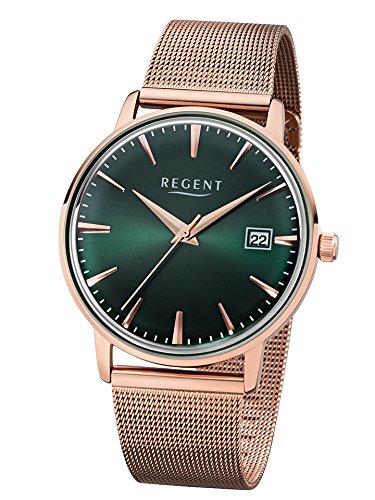Regent Uhr Herren Edelstahl Armbanduhr Modell BA 344