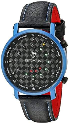 DETOMASO Herren-Armbanduhr Timeline Quarz DT1067-B