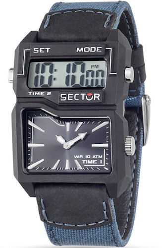 Uhr Dual Time Blue Street Fashion R3251584003 Sektor