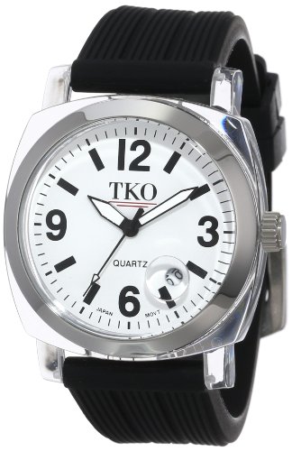 TKO ORLOGI Frauen TK558 WB Milano Junior Acrylic Case White Dial Uhr